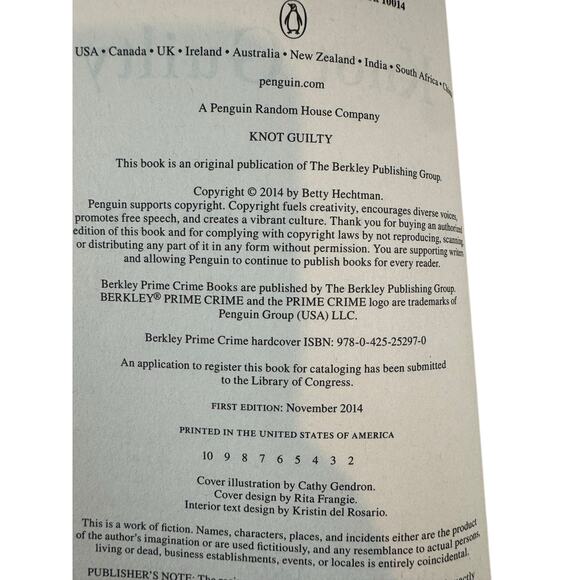 Knot Guilty by Betty Hechtman (Hardcover) - Picture 7 of 7